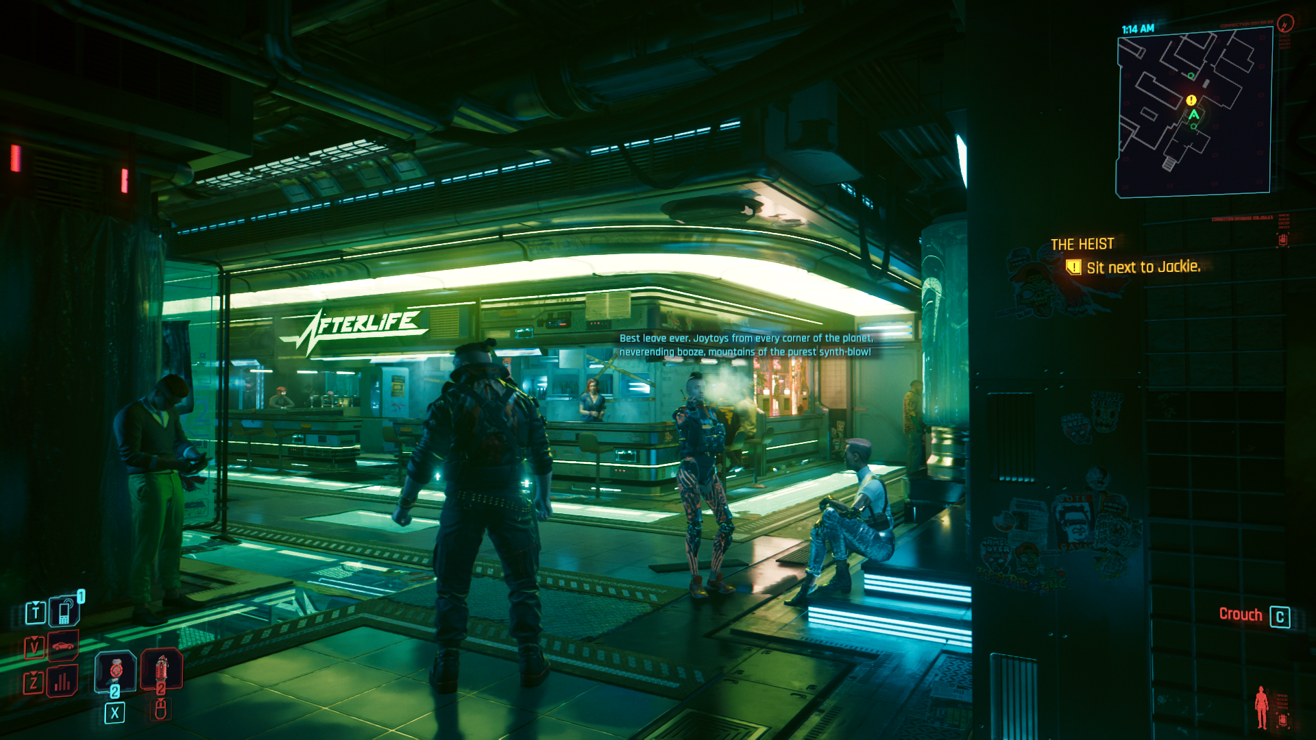 Almost)Missing Jackie's Funeral: Cyberpunk 2077 — accordion sprout